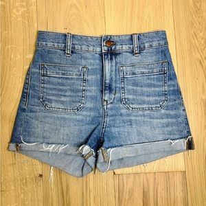Madewell Shorts High-Rise Denim Shorts in Beasley Wash
